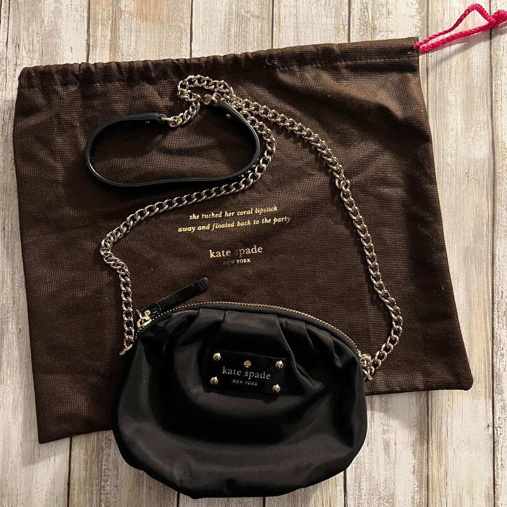 LIKE NEW Kate Spade black crossbody mini purse
